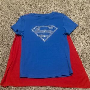 Superhero Blue and Red T-shirt Costume